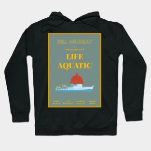 Life Aquatic minimal poster Hoodie